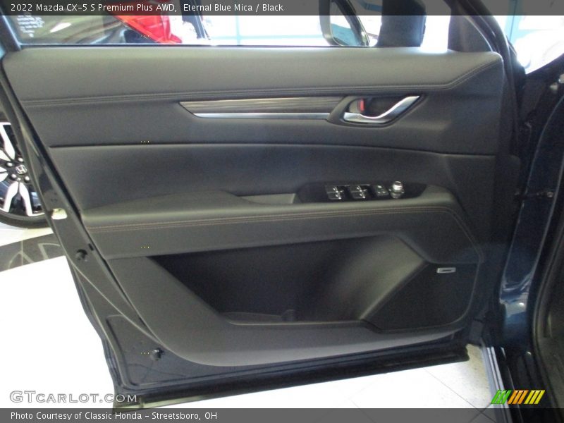Eternal Blue Mica / Black 2022 Mazda CX-5 S Premium Plus AWD