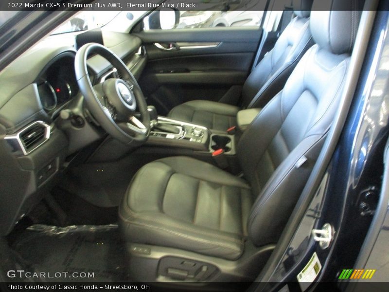 Eternal Blue Mica / Black 2022 Mazda CX-5 S Premium Plus AWD