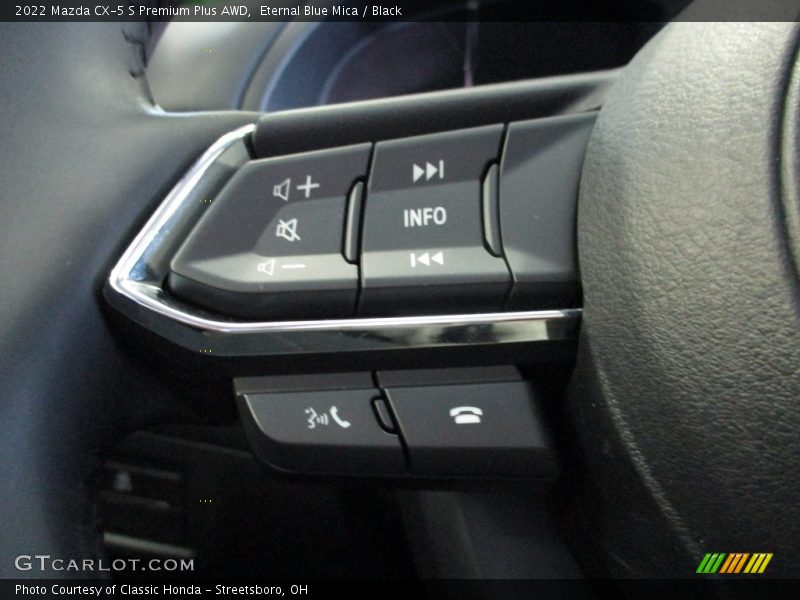 Eternal Blue Mica / Black 2022 Mazda CX-5 S Premium Plus AWD