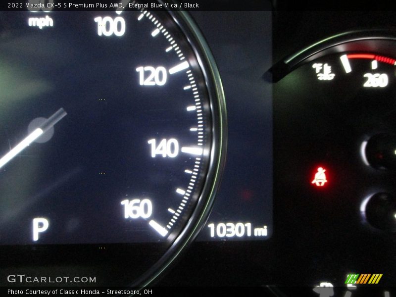 Eternal Blue Mica / Black 2022 Mazda CX-5 S Premium Plus AWD