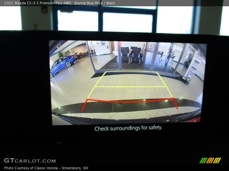 Eternal Blue Mica / Black 2022 Mazda CX-5 S Premium Plus AWD