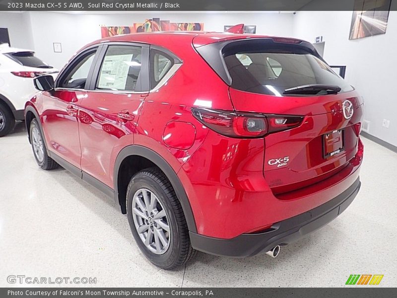 Soul Red Crystal Metallic / Black 2023 Mazda CX-5 S AWD