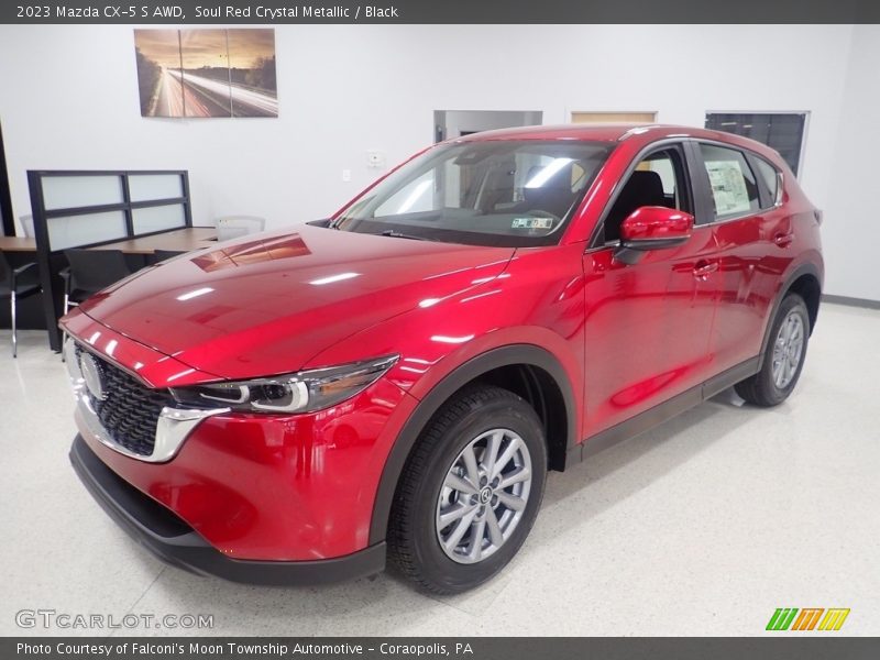 Soul Red Crystal Metallic / Black 2023 Mazda CX-5 S AWD