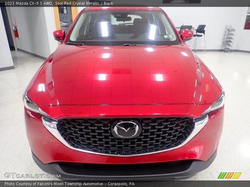 Soul Red Crystal Metallic / Black 2023 Mazda CX-5 S AWD