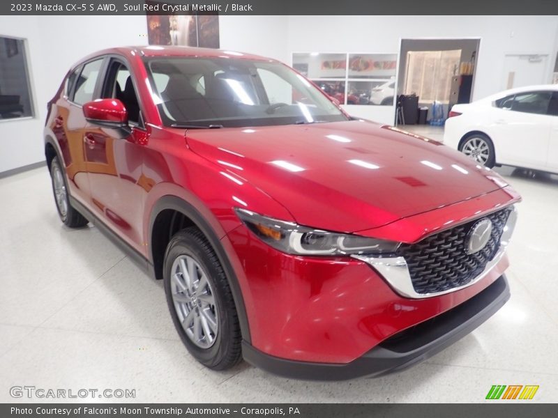 Soul Red Crystal Metallic / Black 2023 Mazda CX-5 S AWD