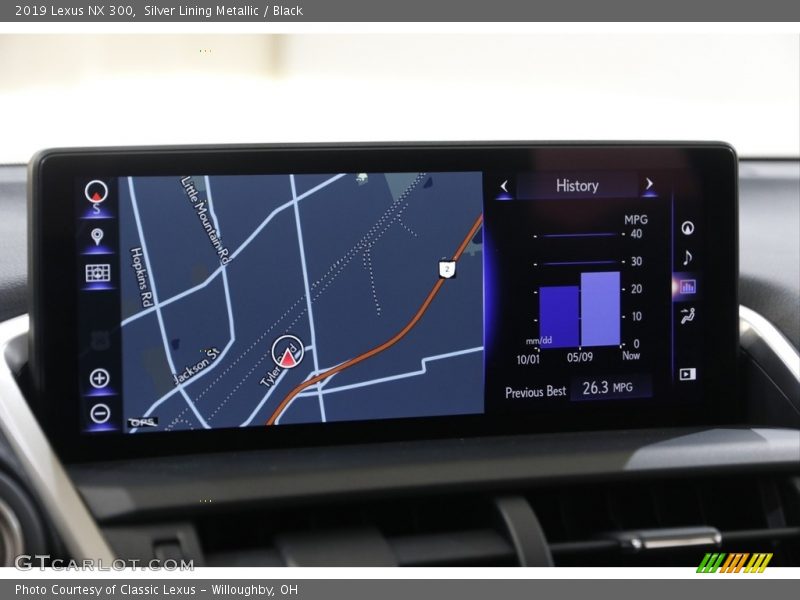 Navigation of 2019 NX 300