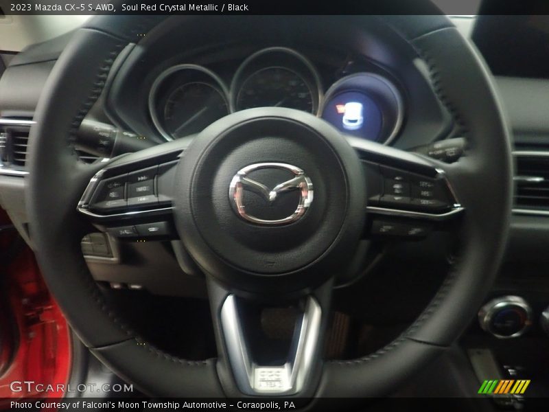 Soul Red Crystal Metallic / Black 2023 Mazda CX-5 S AWD