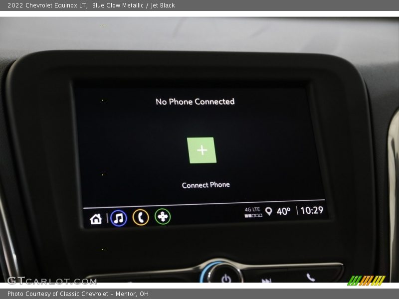 Blue Glow Metallic / Jet Black 2022 Chevrolet Equinox LT