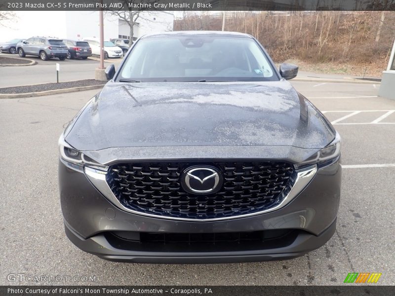 Machine Gray Metallic / Black 2023 Mazda CX-5 S Premium Plus AWD