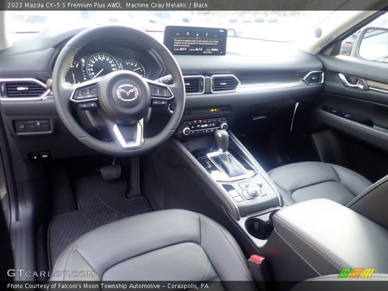 Machine Gray Metallic / Black 2023 Mazda CX-5 S Premium Plus AWD