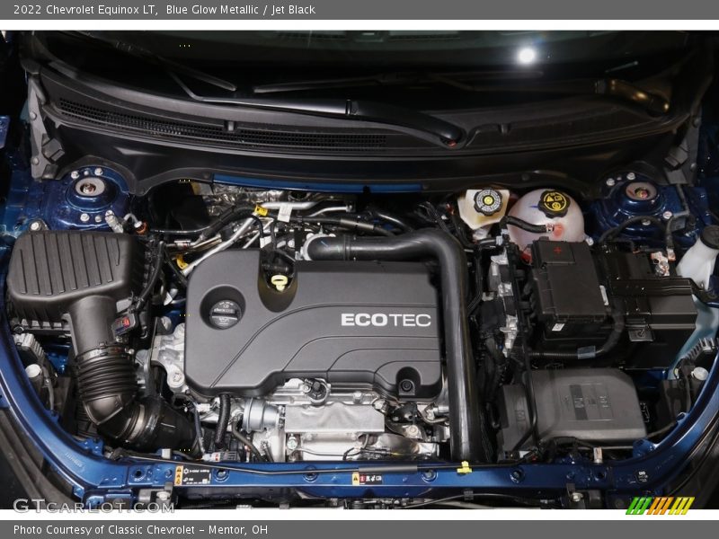 Blue Glow Metallic / Jet Black 2022 Chevrolet Equinox LT