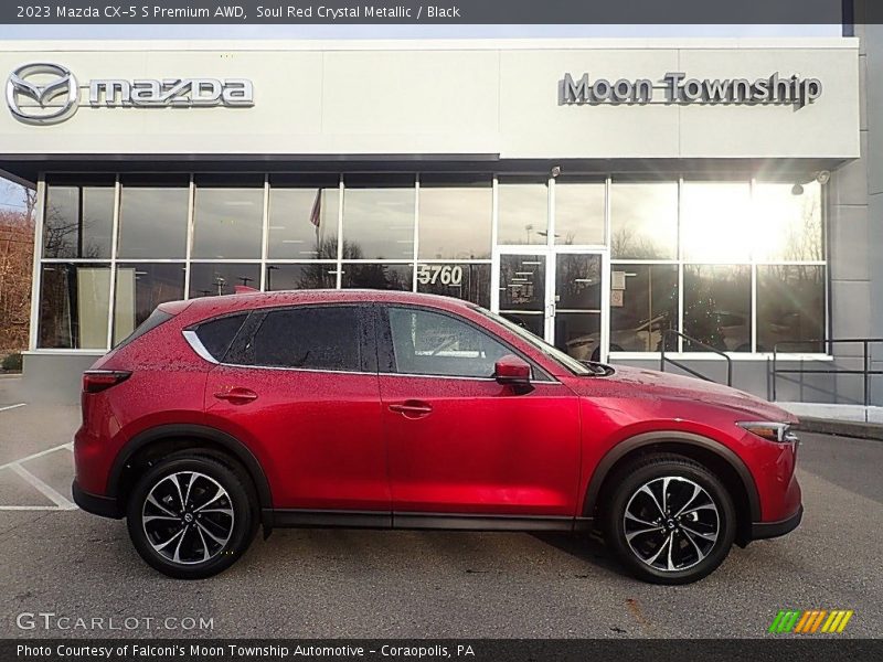 Soul Red Crystal Metallic / Black 2023 Mazda CX-5 S Premium AWD