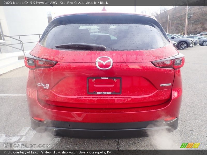 Soul Red Crystal Metallic / Black 2023 Mazda CX-5 S Premium AWD