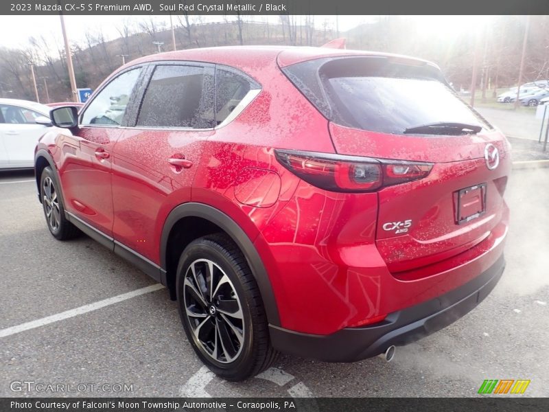 Soul Red Crystal Metallic / Black 2023 Mazda CX-5 S Premium AWD