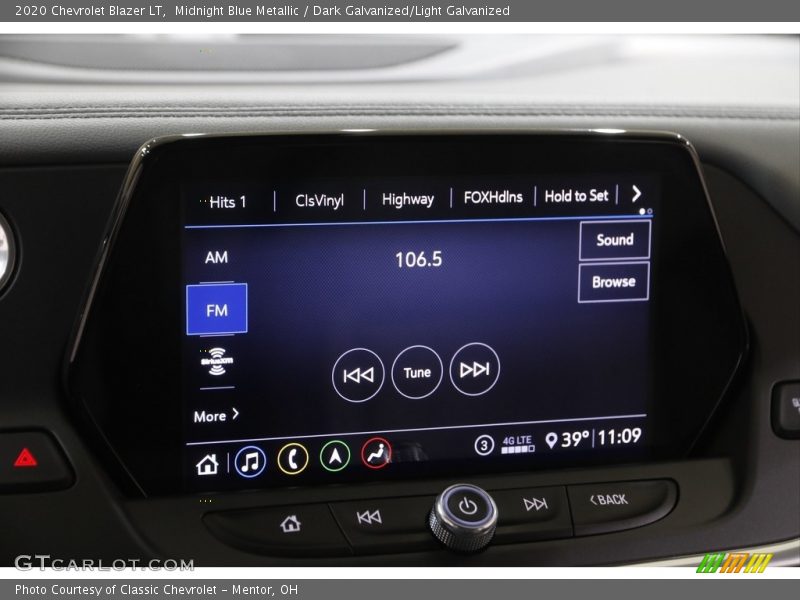 Midnight Blue Metallic / Dark Galvanized/Light Galvanized 2020 Chevrolet Blazer LT