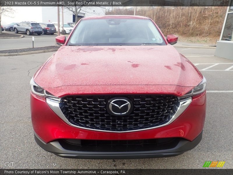 Soul Red Crystal Metallic / Black 2023 Mazda CX-5 S Premium AWD