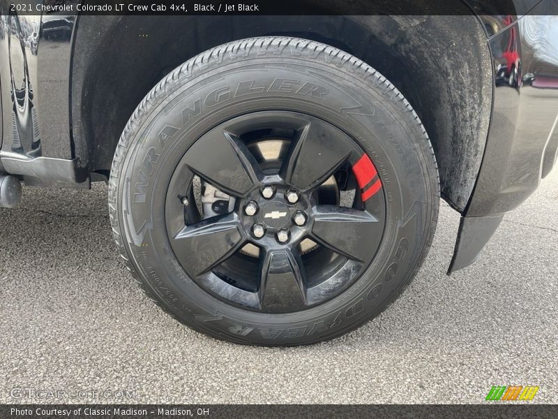 Black / Jet Black 2021 Chevrolet Colorado LT Crew Cab 4x4