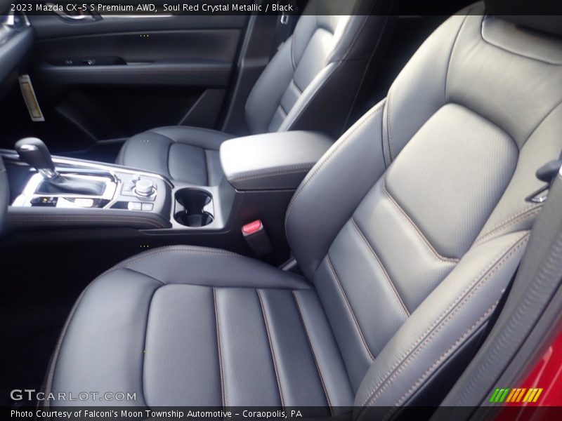 Soul Red Crystal Metallic / Black 2023 Mazda CX-5 S Premium AWD