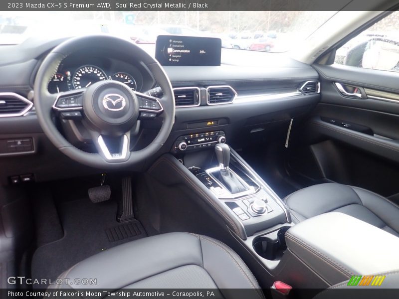 Soul Red Crystal Metallic / Black 2023 Mazda CX-5 S Premium AWD