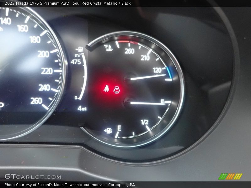 Soul Red Crystal Metallic / Black 2023 Mazda CX-5 S Premium AWD