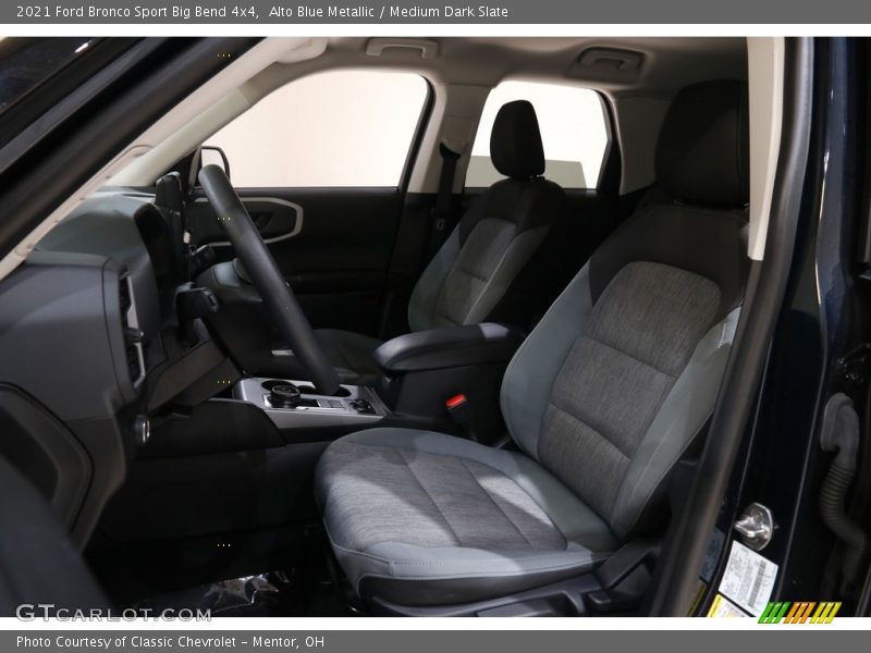 Alto Blue Metallic / Medium Dark Slate 2021 Ford Bronco Sport Big Bend 4x4