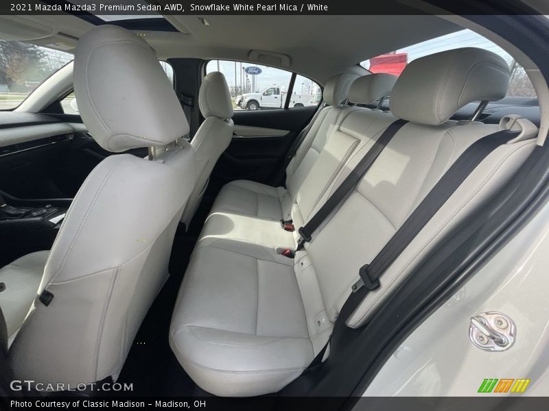 Rear Seat of 2021 Mazda3 Premium Sedan AWD