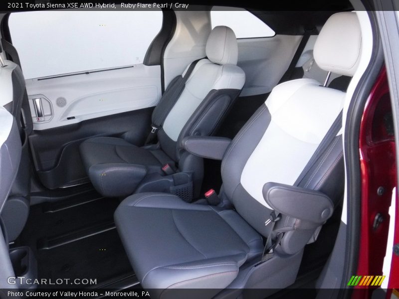 Ruby Flare Pearl / Gray 2021 Toyota Sienna XSE AWD Hybrid