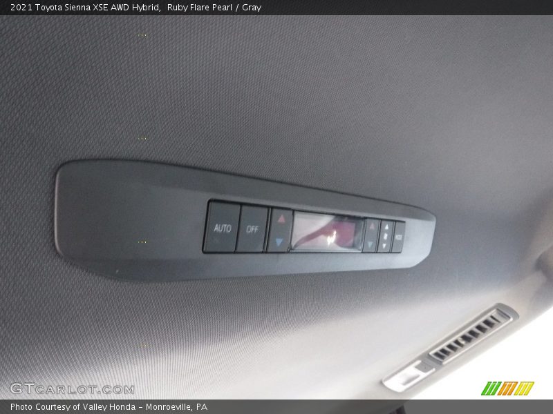 Ruby Flare Pearl / Gray 2021 Toyota Sienna XSE AWD Hybrid