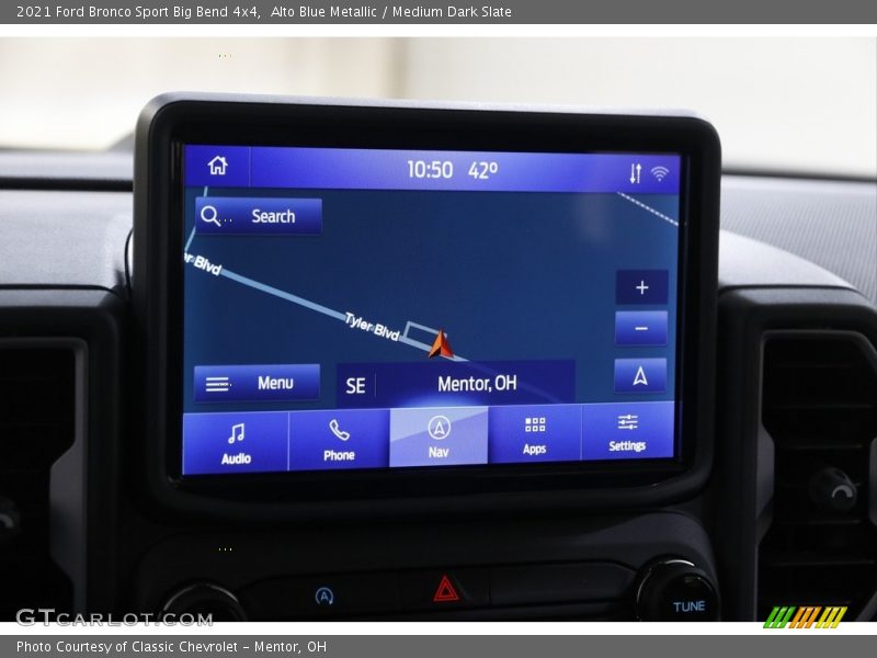 Alto Blue Metallic / Medium Dark Slate 2021 Ford Bronco Sport Big Bend 4x4
