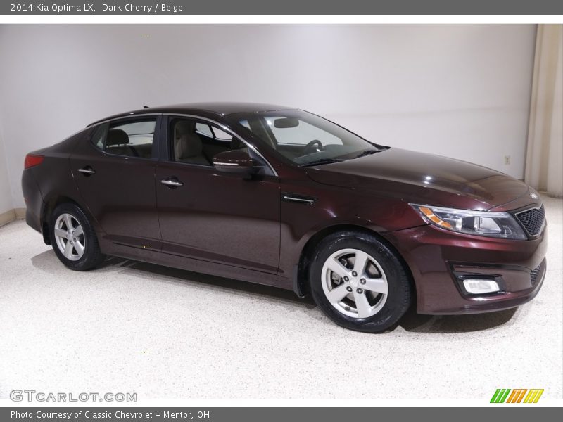 Dark Cherry / Beige 2014 Kia Optima LX