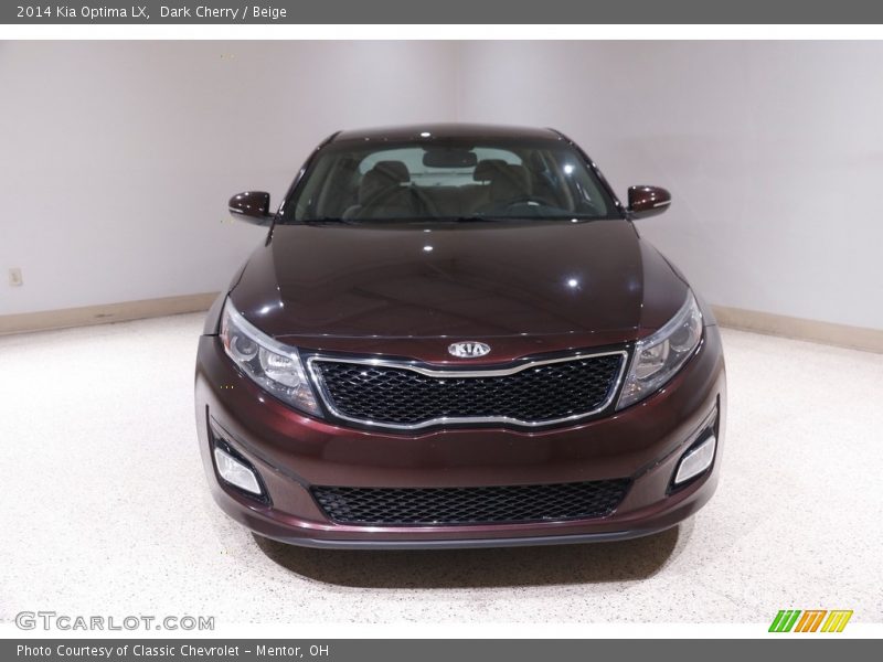 Dark Cherry / Beige 2014 Kia Optima LX