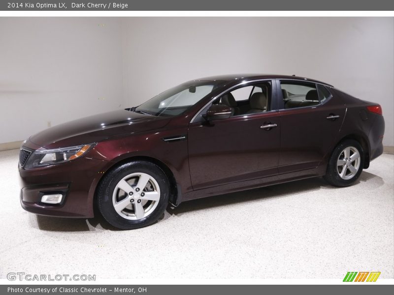 Dark Cherry / Beige 2014 Kia Optima LX