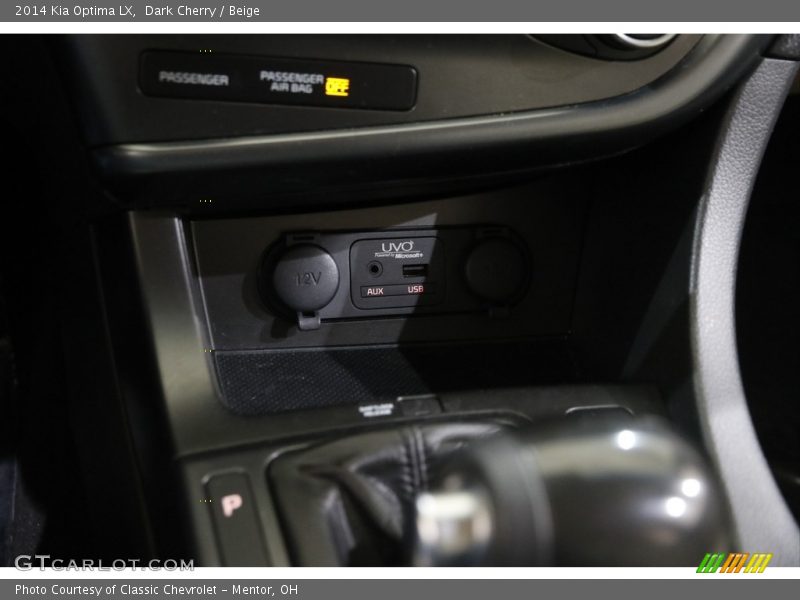 Dark Cherry / Beige 2014 Kia Optima LX
