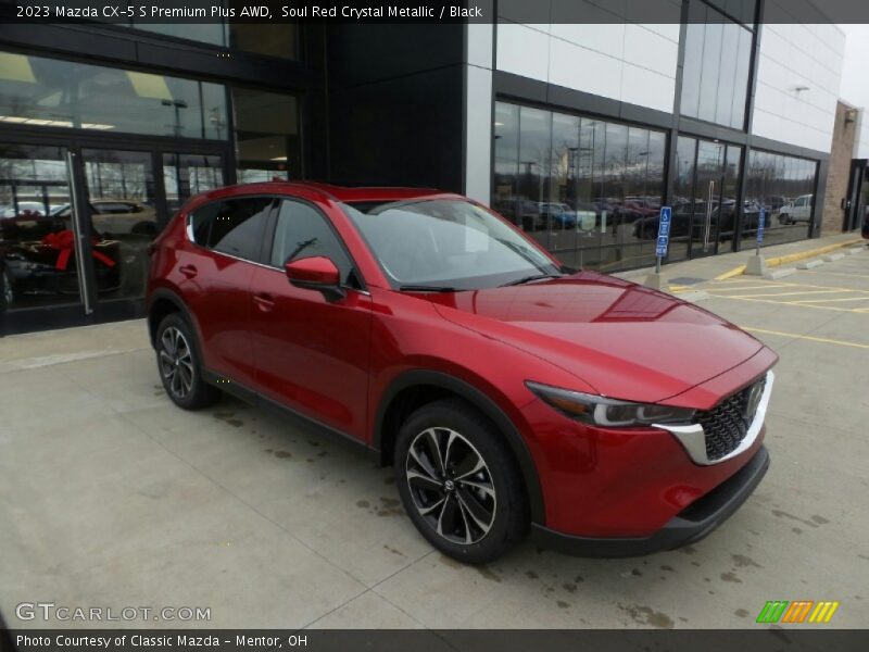 Soul Red Crystal Metallic / Black 2023 Mazda CX-5 S Premium Plus AWD