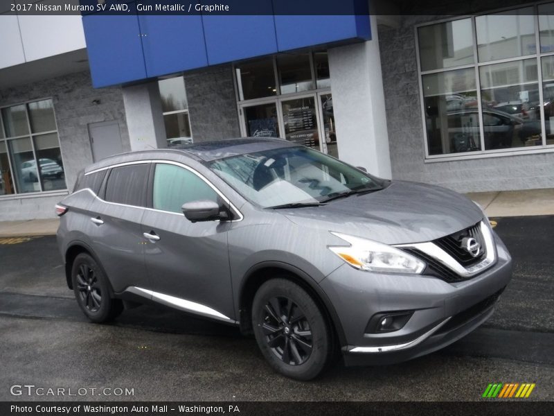 Gun Metallic / Graphite 2017 Nissan Murano SV AWD