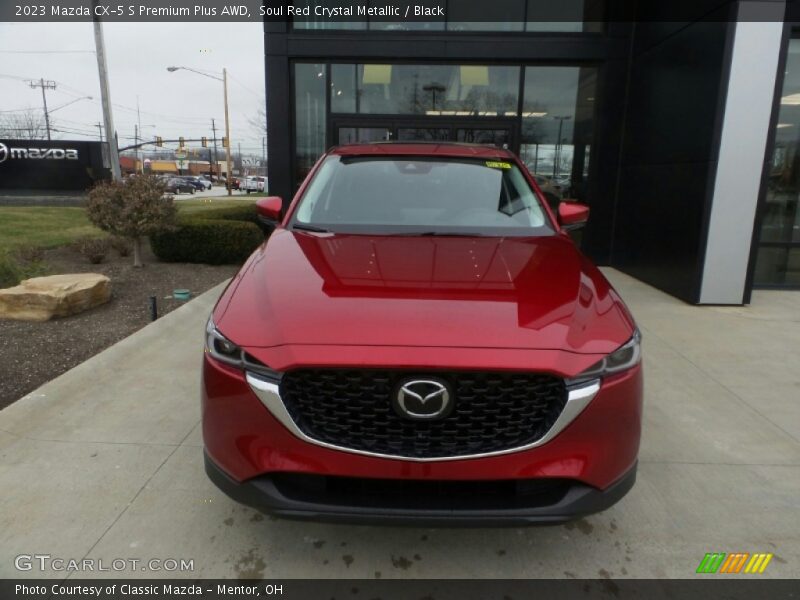 Soul Red Crystal Metallic / Black 2023 Mazda CX-5 S Premium Plus AWD