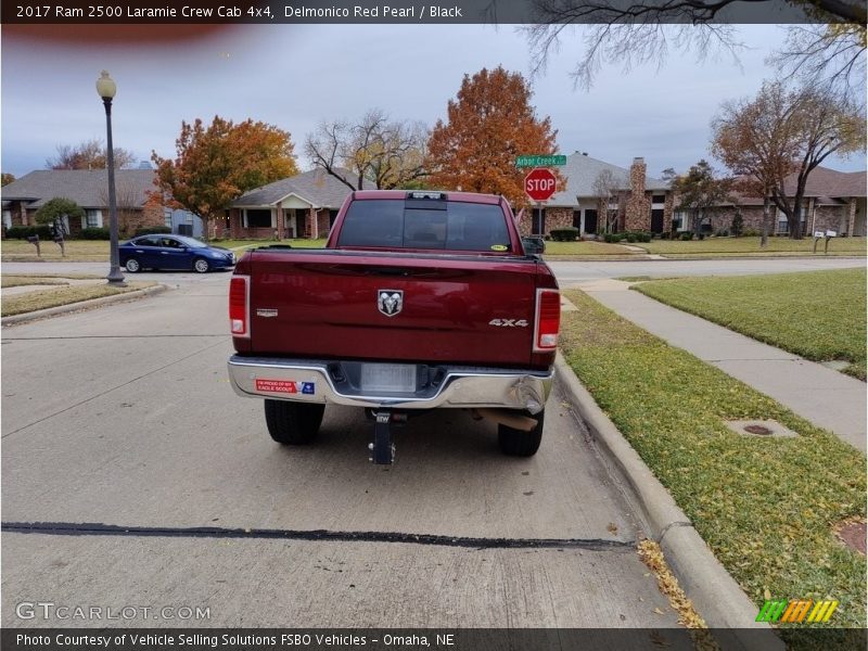 Delmonico Red Pearl / Black 2017 Ram 2500 Laramie Crew Cab 4x4