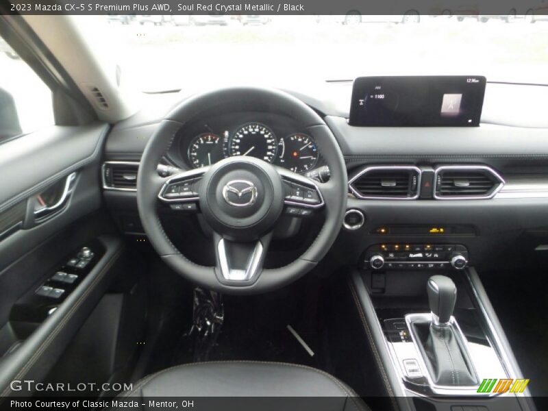 Soul Red Crystal Metallic / Black 2023 Mazda CX-5 S Premium Plus AWD