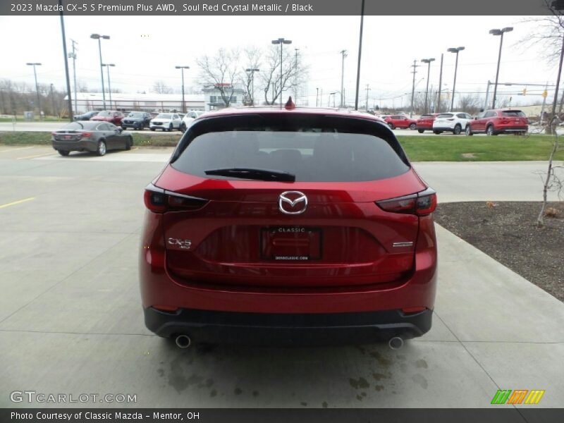 Soul Red Crystal Metallic / Black 2023 Mazda CX-5 S Premium Plus AWD