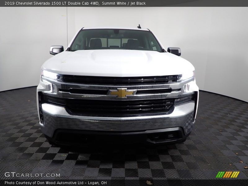 Summit White / Jet Black 2019 Chevrolet Silverado 1500 LT Double Cab 4WD