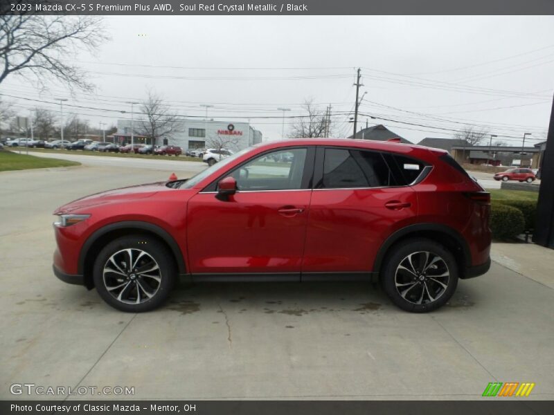 Soul Red Crystal Metallic / Black 2023 Mazda CX-5 S Premium Plus AWD