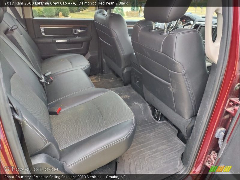 Rear Seat of 2017 2500 Laramie Crew Cab 4x4