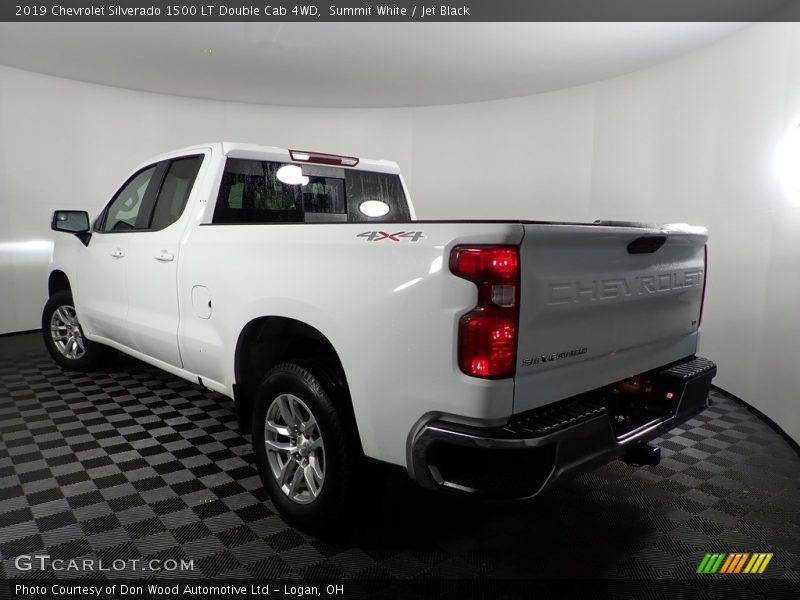 Summit White / Jet Black 2019 Chevrolet Silverado 1500 LT Double Cab 4WD