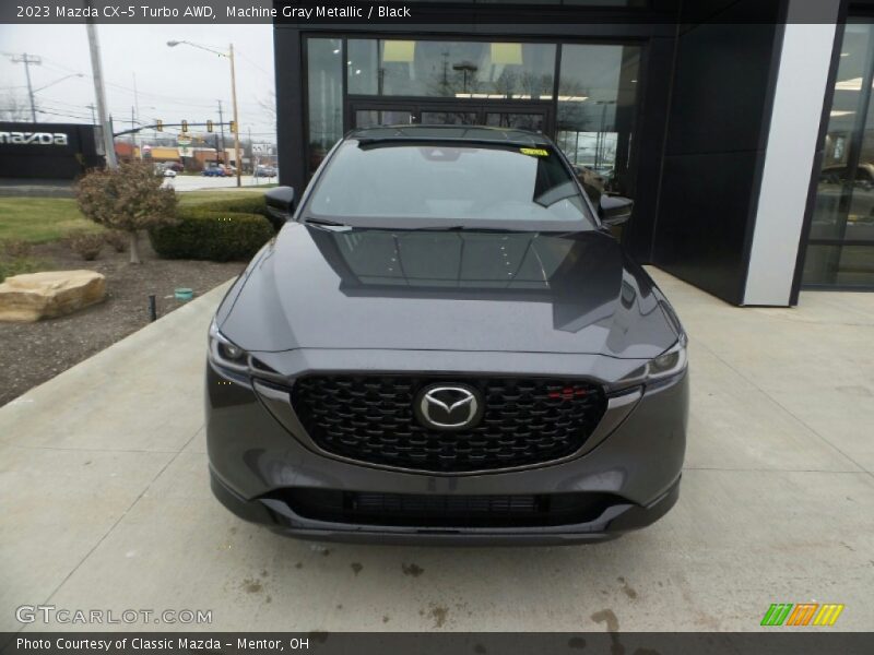 Machine Gray Metallic / Black 2023 Mazda CX-5 Turbo AWD