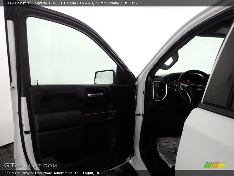 Summit White / Jet Black 2019 Chevrolet Silverado 1500 LT Double Cab 4WD