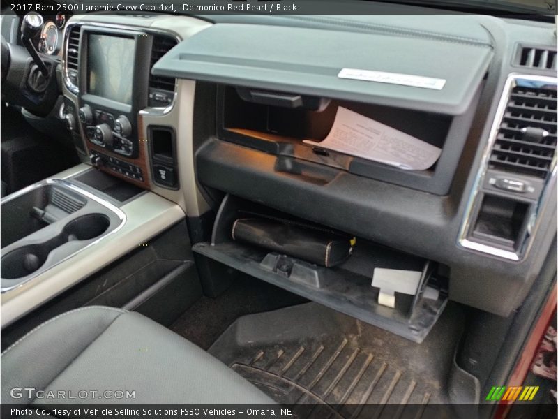 Delmonico Red Pearl / Black 2017 Ram 2500 Laramie Crew Cab 4x4