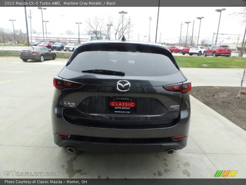 Machine Gray Metallic / Black 2023 Mazda CX-5 Turbo AWD