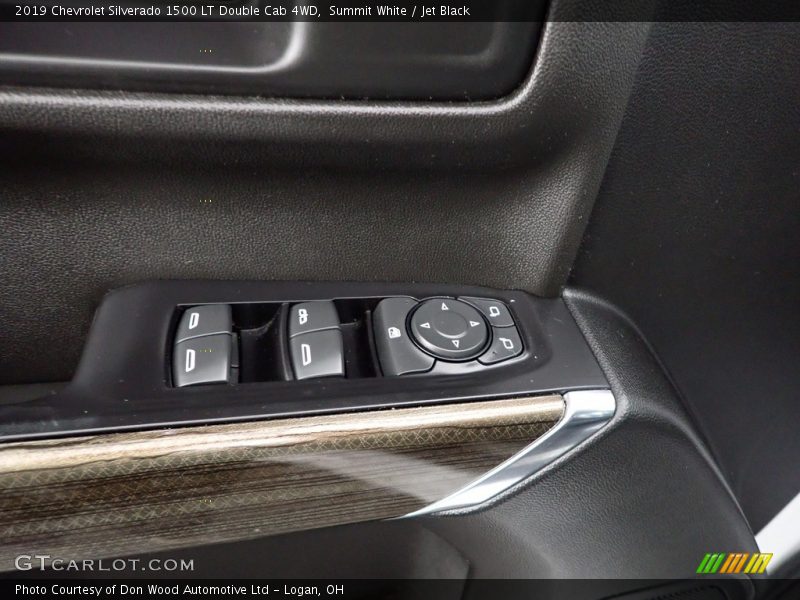 Summit White / Jet Black 2019 Chevrolet Silverado 1500 LT Double Cab 4WD