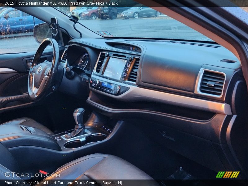 Predawn Gray Mica / Black 2015 Toyota Highlander XLE AWD