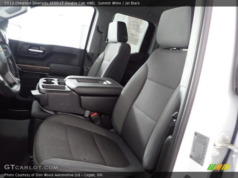 Summit White / Jet Black 2019 Chevrolet Silverado 1500 LT Double Cab 4WD